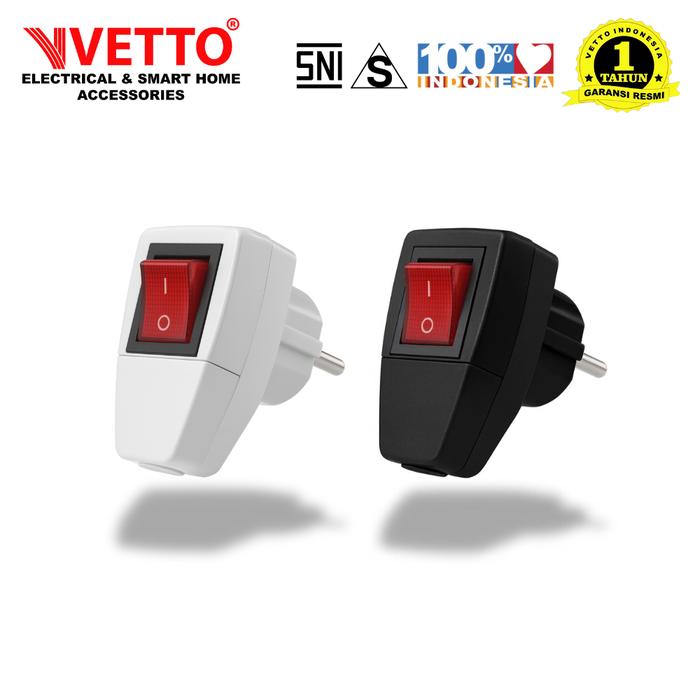 Gambar Kepala Colokan Steker Arde Saklar On/Off - VS-228/SW SNI VETTO dari VICTORIA BOSS Official Store Kota Tangerang Tokopedia