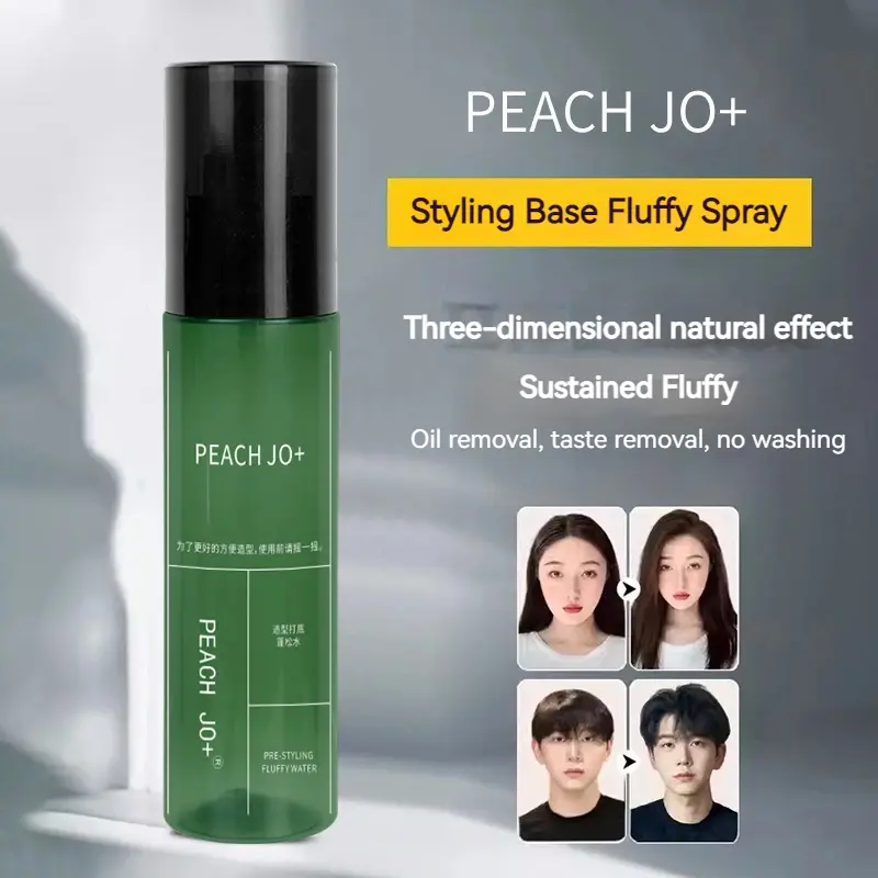 Xịt phồng cơ sở tạo kiểu, công thức không rửa, dành cho nam và nữ Tạo kiểu vương miện cao lâu dài, kết quả trông khô, tươi mới và dễ dàng. Tóc phồng, hoàn hảo cho kiểu tóc nhanh chóng và dễ dàng 1