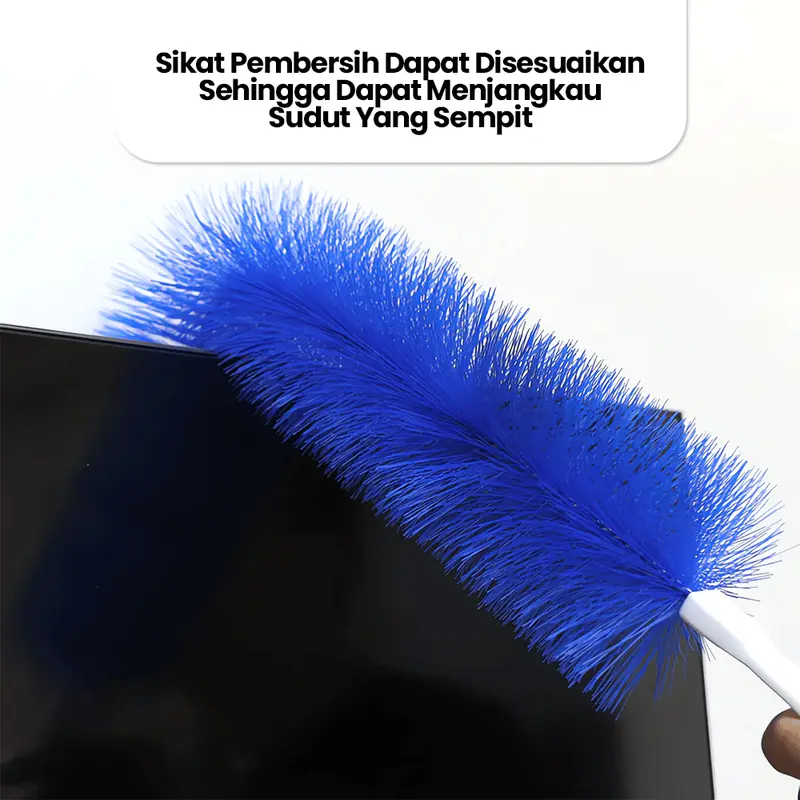 Sikat Pembersih Debu Kipas Angin Jendela Tirai Gordern Ac Kemoceng Serbaguna 5