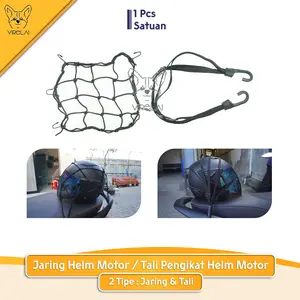 Jaring Helm Motor /Jaring Tali Pengikat Helm Motor [Universal]