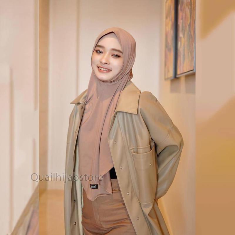 Hijab Dagu Casual Daily | Kerudung Malaysia | keiko quail hijab Best Seller | Nyaman Instan Muslim Lembut 8