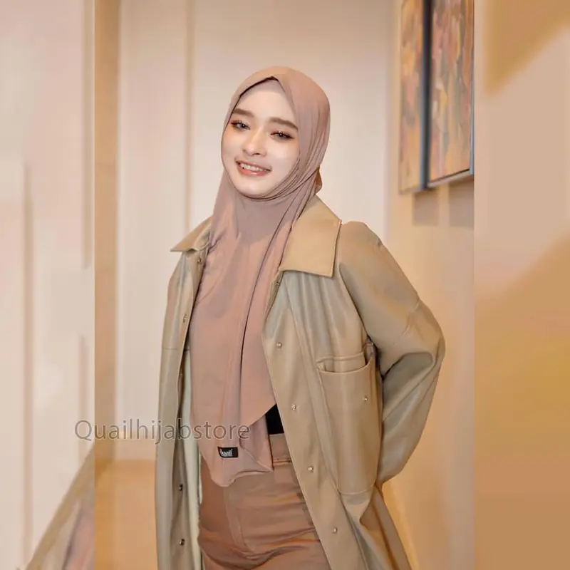 Hijab Dagu Casual Daily | Kerudung Malaysia | keiko quail hijab Best Seller | Nyaman Instan Muslim Lembut 7