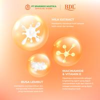Gambar BDL Paket Skincare Glowing White Milky Bubble Pouch 100gr + Moisturizer Cream 48gr + Night Cream 48gr - Milky Bubble + Moisturizer Cream + Night Cream dari BDL Skin Care Kota Administrasi Jakarta Barat 5 Tokopedia