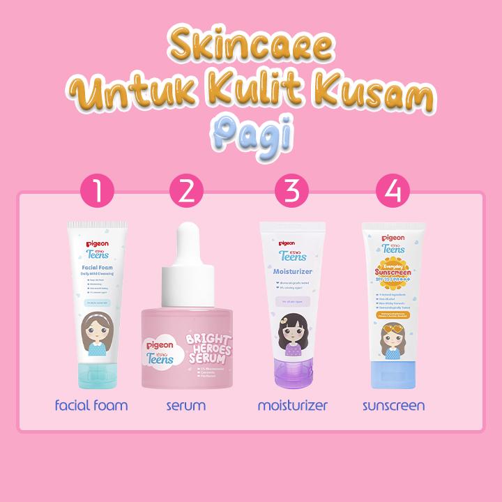 Product Introduction of PIGEON TEENS Paket Lengkap Skincare Mencerahkan Kulit Kusam 42