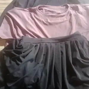 SPORT KOMBI- Setelan 3in1 Crop+ Lagging Rok + Manset Baju Olahraga Muslim Panjang Wanita Jersey