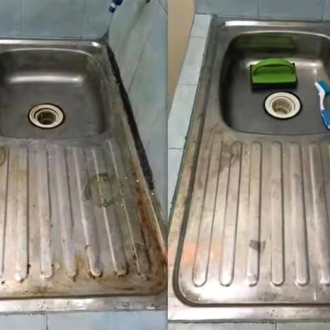 Cairan Ajaib Pembersih Karat Wastafel Besi Logam Pengkilap Ampuh Stainless 1