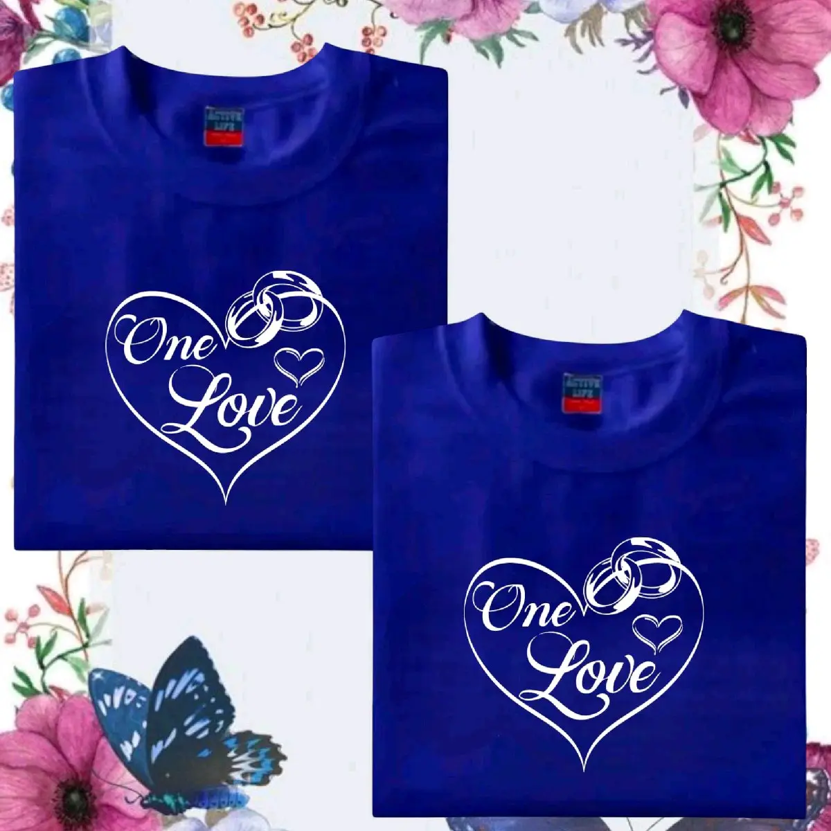 ACTIVE LIFE LOVE ONE TSHIRT UNISEX COD COTTON FABRIC GOOD QUALITY