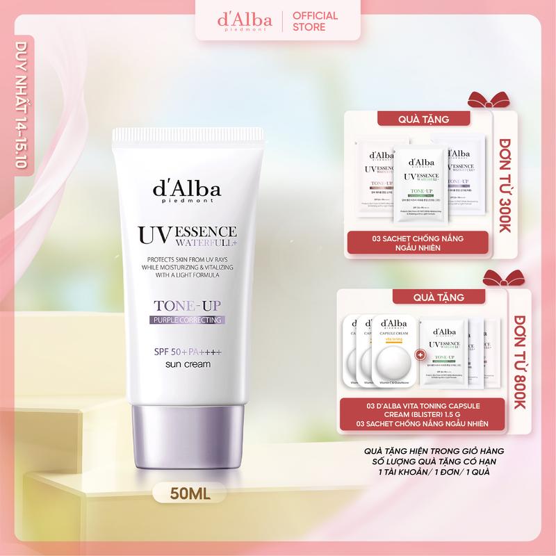 [50ml PURPLE] Kem Chống Nắng Hiệu Chỉnh Màu Da Nâng Tone Tím White Truffle Purple Tone Up Suncream 50ml SPF50+ PA++++ Sunscreen Skincare