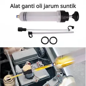 200/500ML Car Oil Fluid Extractor Ekstraktor Cairan Oli Mobil Pompa Transfer Cairan Manual Mengisi Botol Pengiriman Jarum Suntik