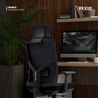 Gambar Pexio Marlo Kursi Kantor Ergonomis Hitam - Hitam dari Pexio Ergonomic Kota Administrasi Jakarta Barat 3 Tokopedia