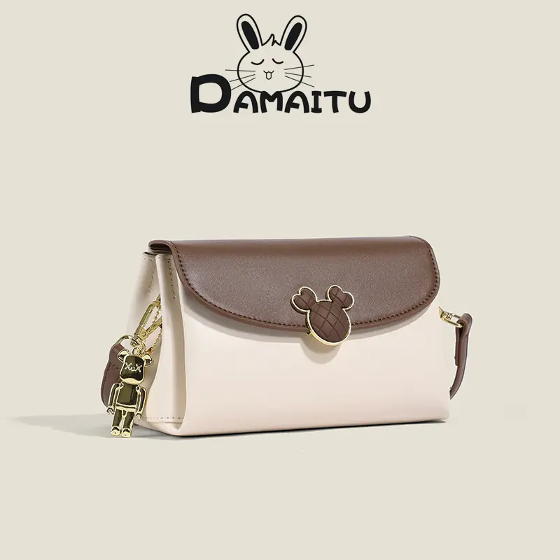 Tas Premium DAMAITU Selempang Wanita 38044  (Free Paperbag +Serti ) Slingbag 3