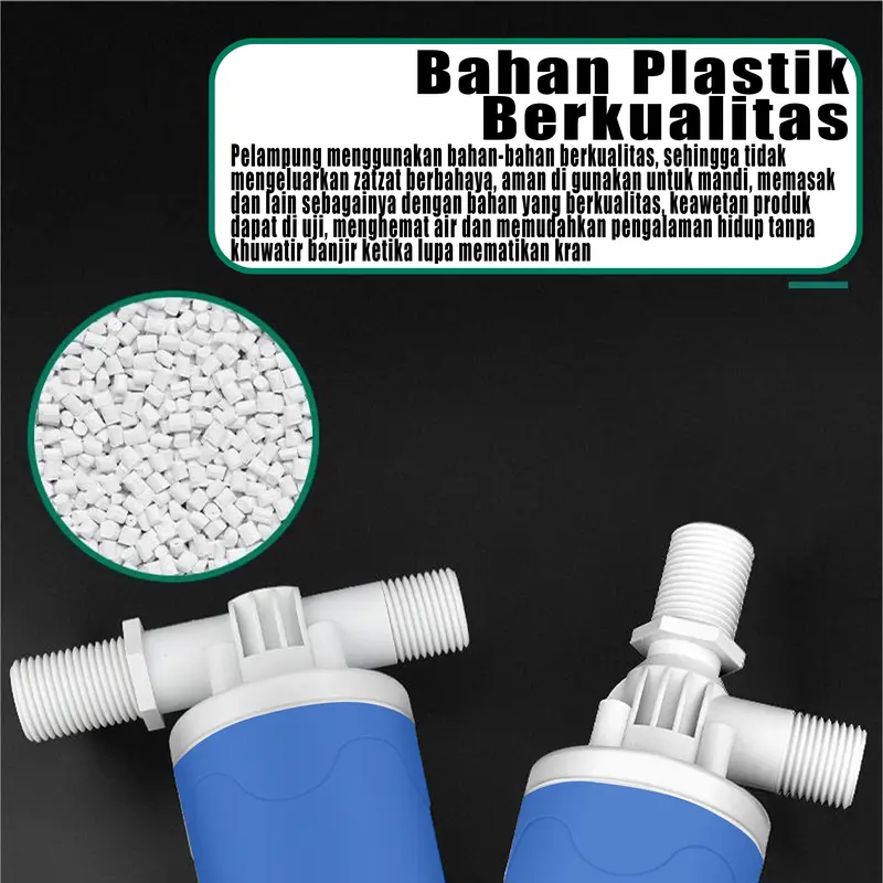 Kran Otomatis Bak Mandi 1/2 3/4 Sensor Keran Tandon Air Pelampung Toren / Pelampung Kran Air Otomatis Pelampung Otomatis 6