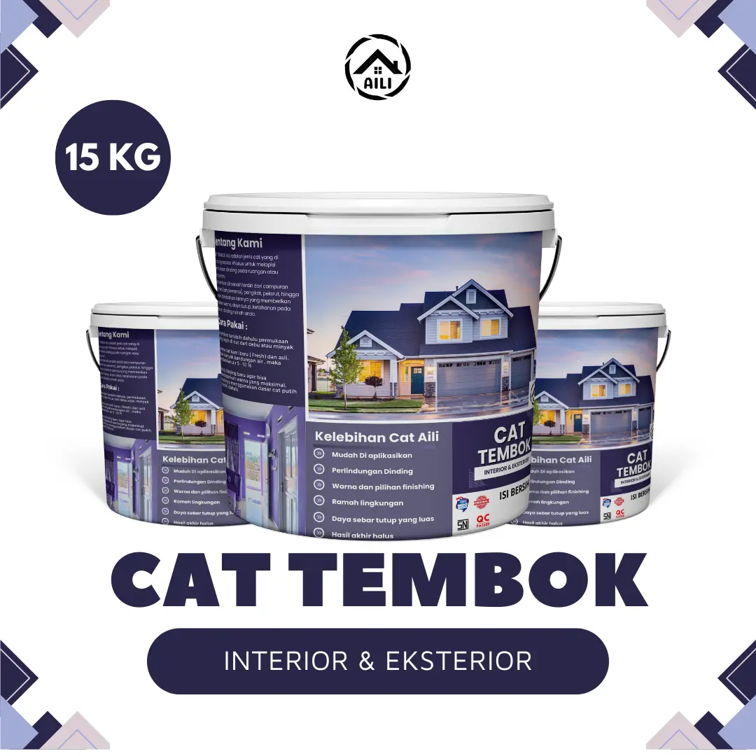 Cat Tembok AILI Paint Premium Interior Dan Eksterior 15KG