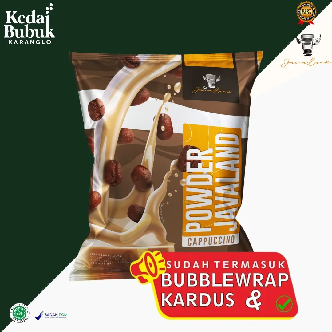 (REGULER) CAPPUCINO BUBUK MINUMAN JAVALAND REGULER KEMASAN 1 KG