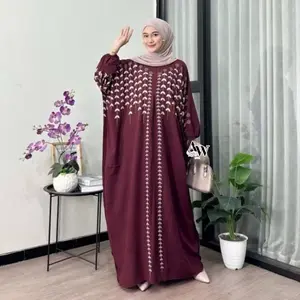 Aminah Kaftan Kelelawar by Daster Qu Kaftan Rayon Jumbo ld 170 Busui Kaftan Batik Busana Muslimah