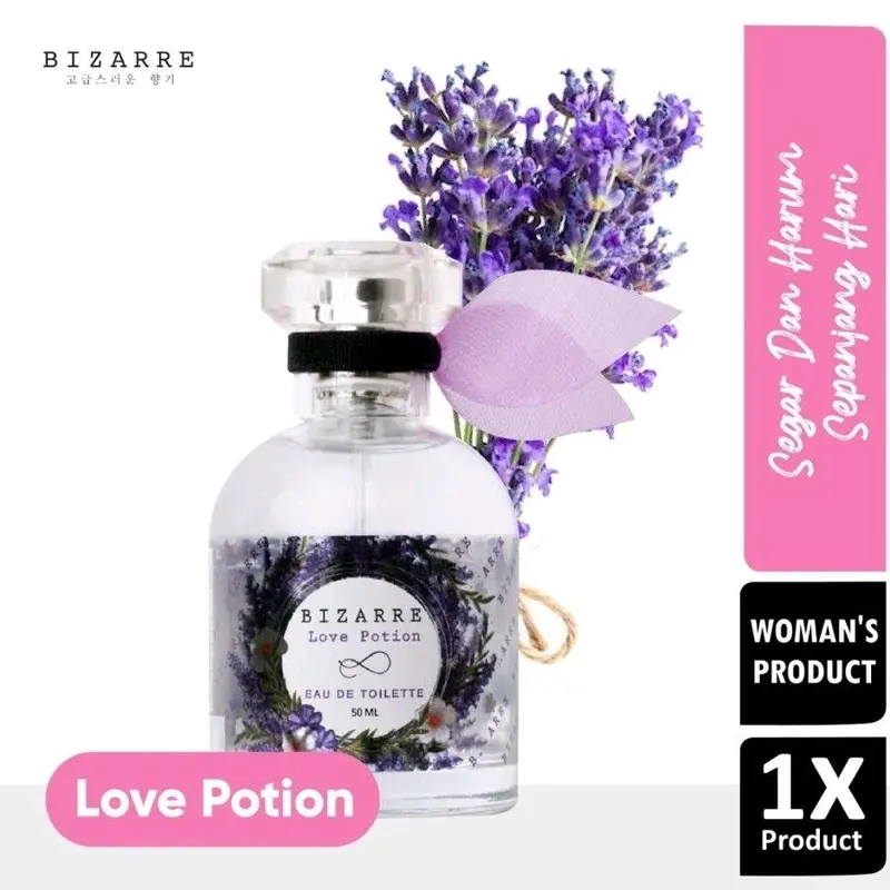 PARFUM EAU DE TOILETTE BIZARRE 50 ml/ MINYAK WANGI/ EDT SPRAY TAHAN LAMA/ Parfum/ Wangi/ Tahan Lama/ Wanita/ Pria/ Segar dan Harum/ Wanita/ Perfume 2