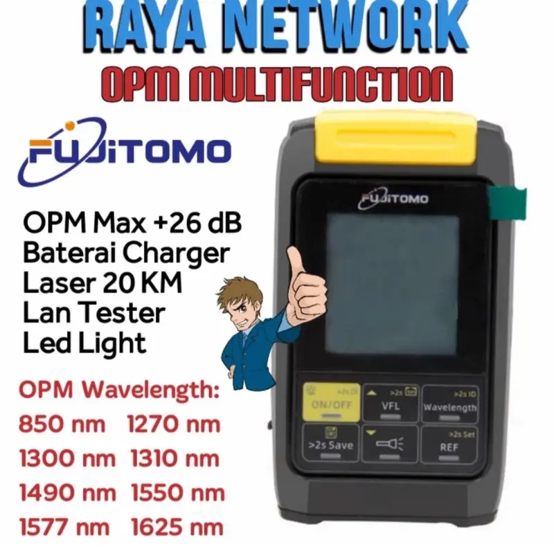 FUJITOMO OPM 20mW Original fiber optic 0
