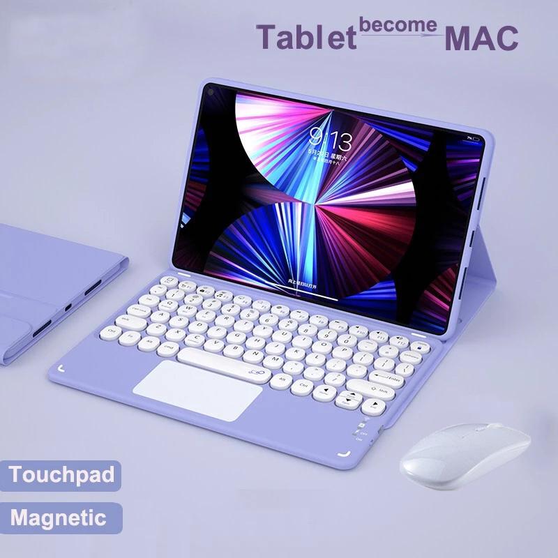 Vỏ bàn phím Touchcho Xiaomi Red mi SE 11 "2023 Redmi 10.61 2022, bàn phím cảm ứng từ tính không dây Bluetooth chuột 1