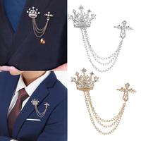 Gambar BITCBae bros baju rantai Bros salib mahkota, cocok untuk pemakaian sehari-hari, pesta, acara kantor, dll - Gold dari 76 RIDER & Logo Kota Cirebon 1 Tokopedia