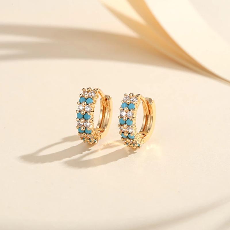 Bông Tai độc đáo Hở Zircon, Giá Cả Phải Chăng, Phong Cách Sang Trọng 3