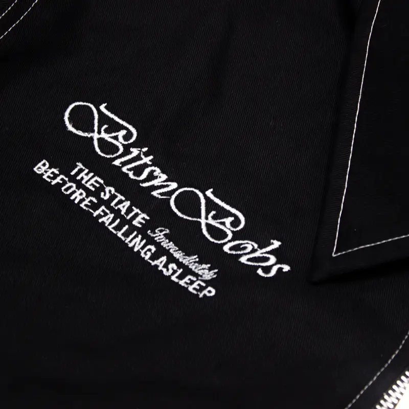 Bitsnbobs76 Boxy Work Jacket Black Hypno 6