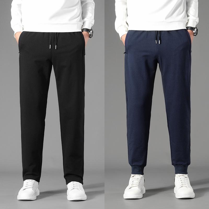 Quần jogger thể thao nam quần dài ống bo ống xuông có big size hơn 90kg