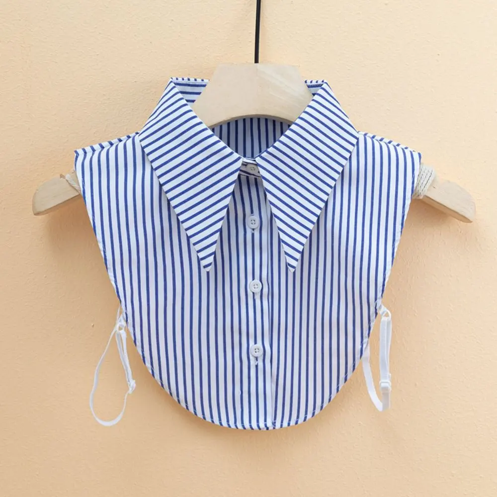 New Detachable Lapel Fake Collar Sweater Stripe Neckwear Ties Large pointed collar Clothing Accessory Lapel Top