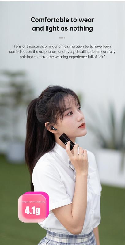 Product Introduction of MONSTER XKT08 TWS Bluetooth wireless earphones PC plastic material 1 pcs Sports earphones Low latency, smart touch Charging compartment battery 300mah Headphone battery 33mah Built-in Microphone Noise Cancellation Wireless 0