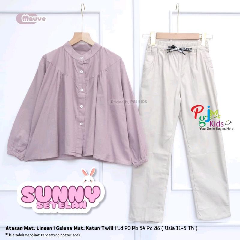 Setelan celana kulot baju remaja perempuan umur 11 12 13 14 tahun 1