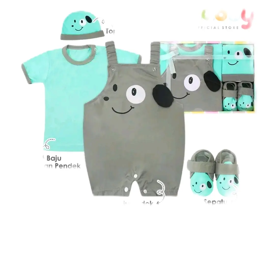set baju kiddy cocok untuk hadiah bagi baru lahir