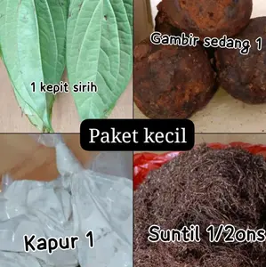 paket lengkap makan sirih