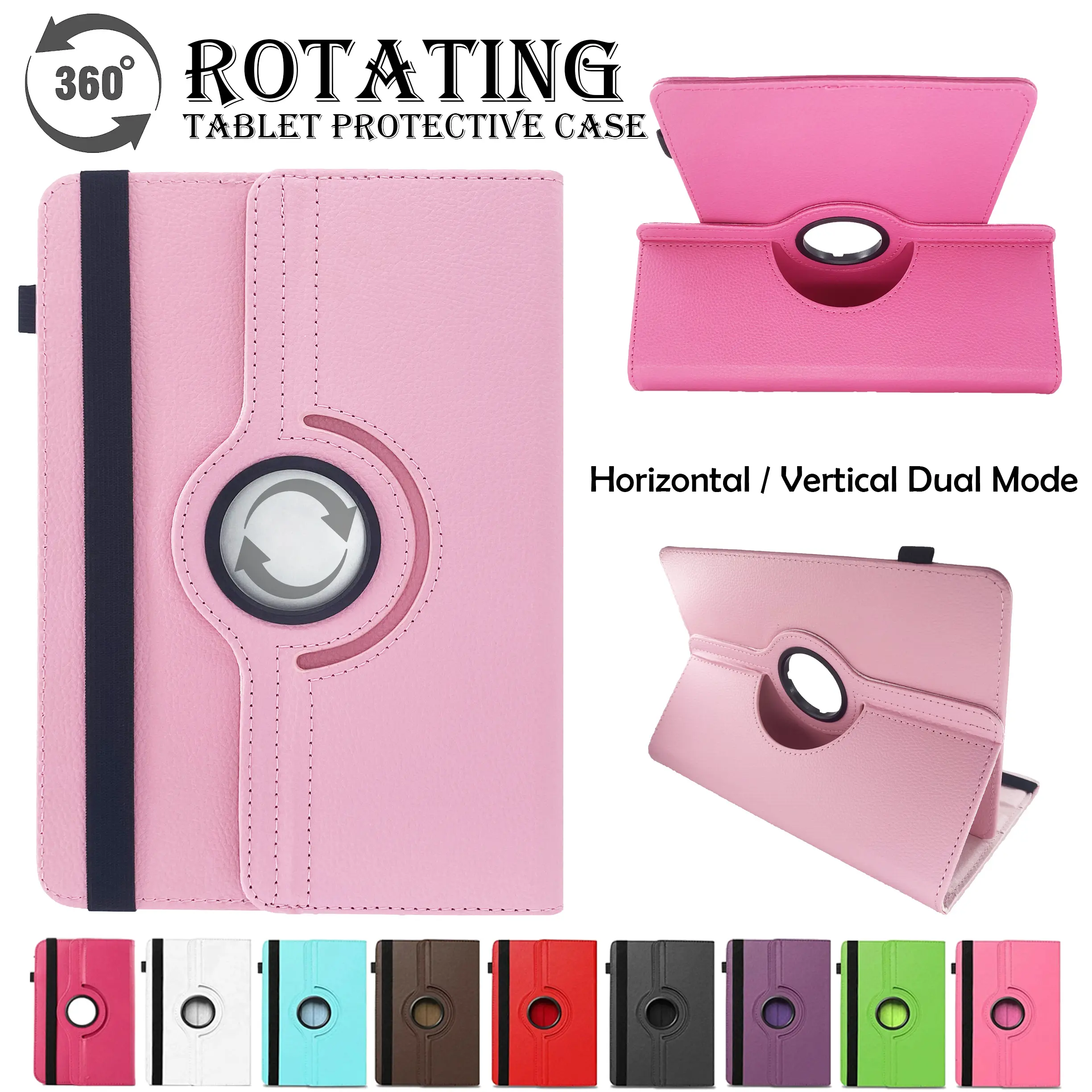 Sarung Berputar 360, Untuk tablet m9 pro, Sarung tablet m9pro 2024 Universal, Sarung Kulit Selak Tablet Android, Tebal, Perlindungan Anti Jatuh, Sarung Funda Cases Pelindung