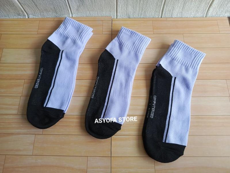 Product Introduction of ISI 6 PASANG KAOS KAKI PUTIH TELAPAK HITAM POLOS UKURAN ANAK SD/KAOS KAKI PENDEK COWOK DAN CEWEK UNTUK ANAK SD/KAOS KAKI ANAK SD UKURAN DI ATAS MATA KAKI Fashion 10