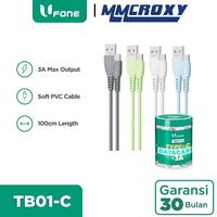 Gambar Ufone TB01-M / TB01-C / TB01-L Kabel Data Charger Quick Charging Safety Protection - TB01-M MICRO USB dari MMCROXY Kota Administrasi Jakarta Pusat 1 Tokopedia