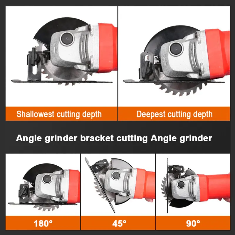 JLD Adaptor Gerinda Jadi Circular Saw Dudukan Gerinda Tangan Adjustable Angle Grinder Bracket Stand Holder multifungsi 3