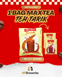 [NFG] TEH TARIK MAXTEA 1 BAG ISI 50 BUNGKUS