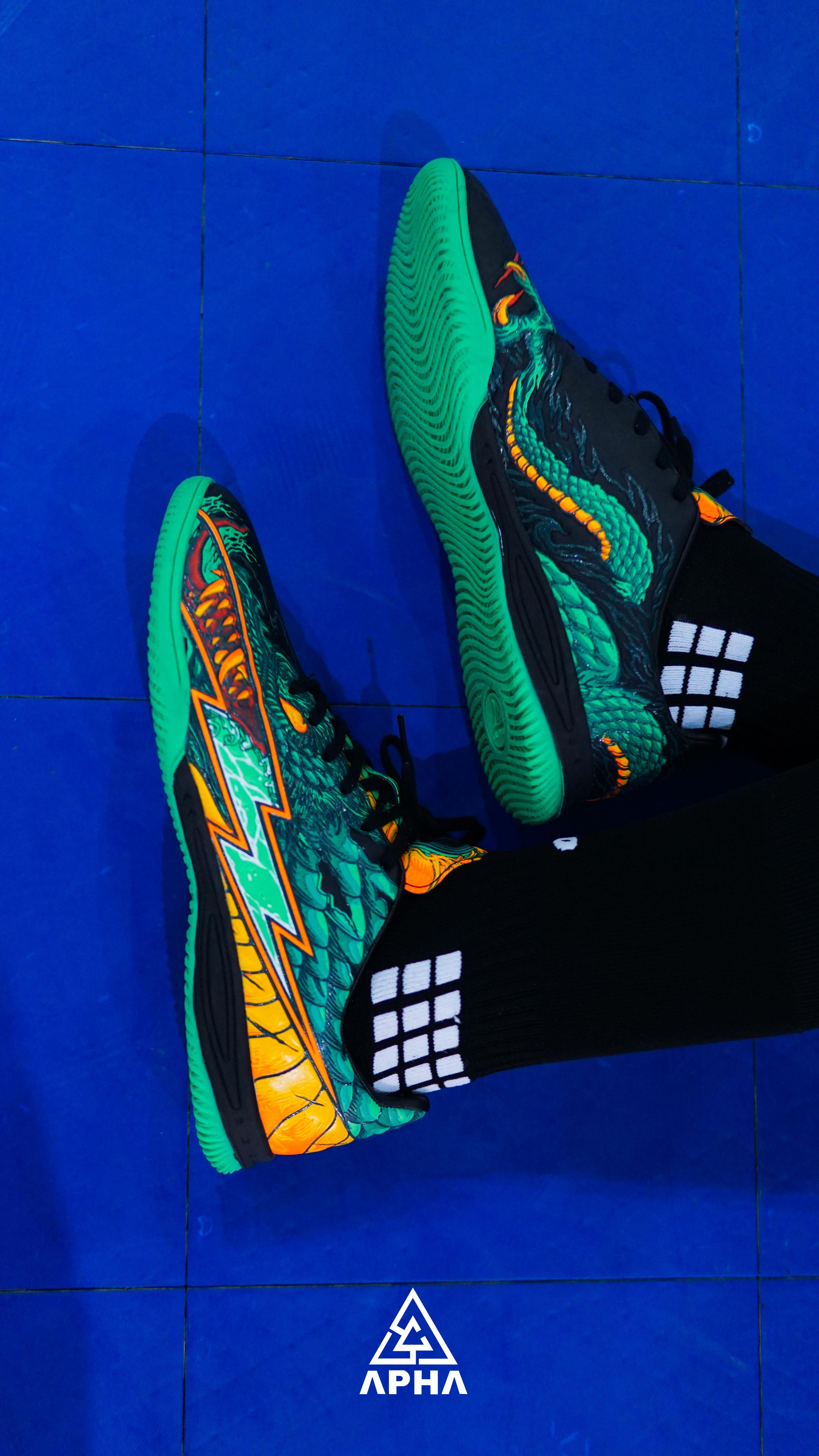 Sepatu Futsal Apha Animax Series Ryu Kohaku Tytopha 33-45 Dewasa dan Anak Lengkap Gratis Kaoskaki