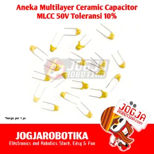 Aneka Kapasitor Capacitor Non Polar MLCC Multilayer Ceramic Capacitor 50V Toleransi 5% - Pilih Nilai