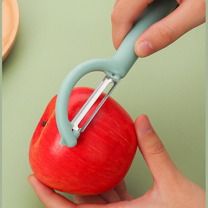 Peeler Kupas Buah Setengah Lingkaran pengupas buah dan sayur wortel kentang sayuran buah-buahan 3