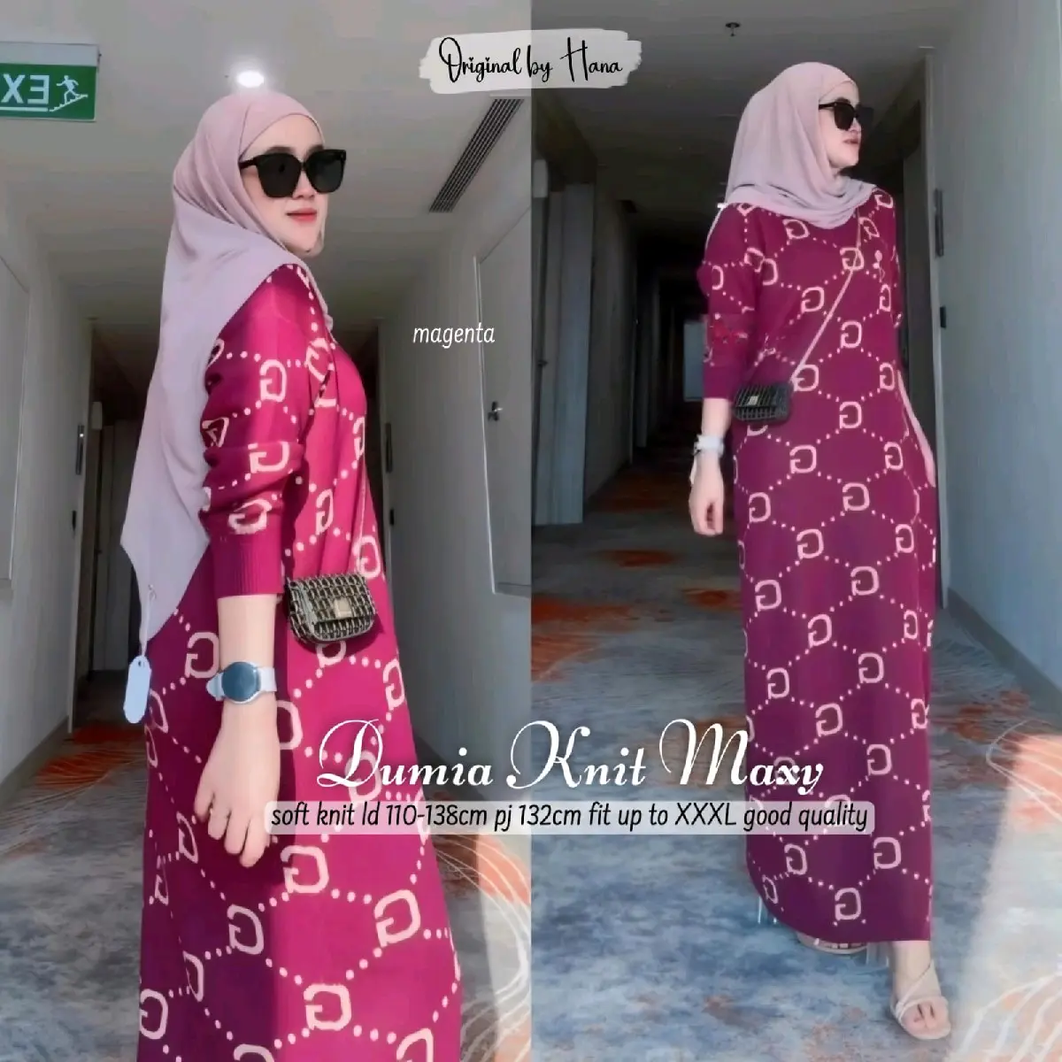 DUMIA KNIT MAXY PAKAIAN RAJUT