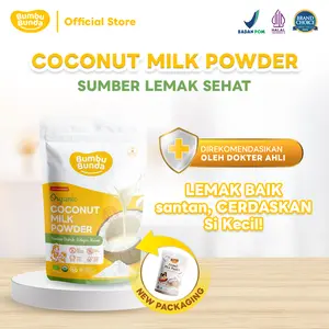 Bumbu Bunda Elia Coconut Milk Powder 150gr - Santan MPASI | Santan Anak | BB Booster MPASI | Santan Organik | Lemak MPASI | Lemak Bayi | Penambah Berat Badan Bayi | Penambah Berat Badan Anak