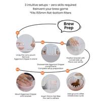 Gambar MHW-3BOMBER Eggonaut Dripper + Cake-shaped Coffee Filter Paper Set Pour Over Kit Portable V60 Travel Coffee Dripper Ringan Lipat untuk Manual Brew MHW 3 BOMBER MHW3BOMBER - Blush Pink dari MHW-3BOMBER.INDONESIA Kab. Tangerang 5 Tokopedia