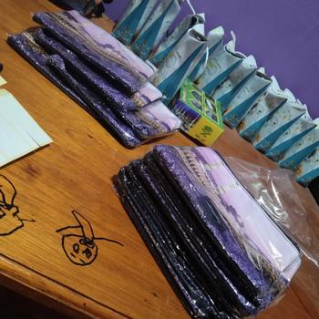 Product Review of 12pcs - Dompet Printing Oleh Oleh Haji Umroh Kanvas from N**🍇 0