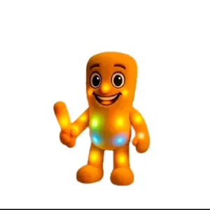 boneka tung tung sahur 35 cm LED kelap kelip mainan anak anak viral termurah Dolls Hadiah