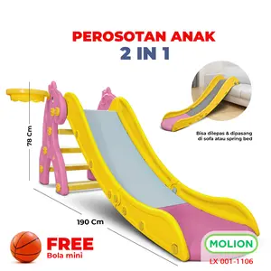 SPEEDS Mainan Perosotan Anak Prosotan Playground Anak Permainan Seluncuran Anak Free Ring Basket HDPE 001-1106