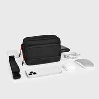 Gambar Crossbody Bag WiWU Essen 2-in-1 Crossbody Waist Bag Compact Travel Organizer - Black dari WiWU Official Kota Bekasi 2 Tokopedia