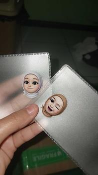 Product Review of Hijab Emoji  - Cover KTP / SIM Karakter Unik - Sampul Plastik Mika Pelindung Kartu Memoji Muslimah from y**i 0
