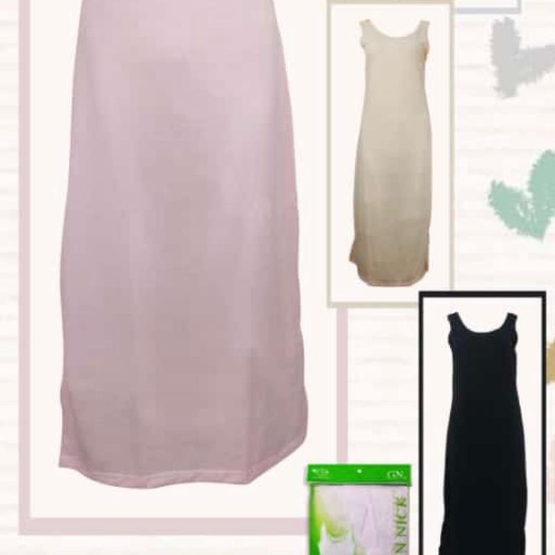 Longdress Tangtop/Dalaman Gamis Terusan Golden Nick TR80 uk:M,L,XL,XXL Atasan Panjang 1