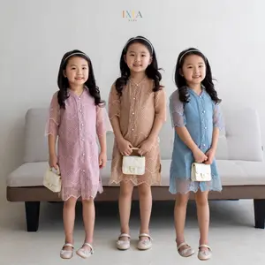 [Ixia Kids] Gina Dress / Baju Dress Couple Ibu Anak Perempuan 1-12 Tahun