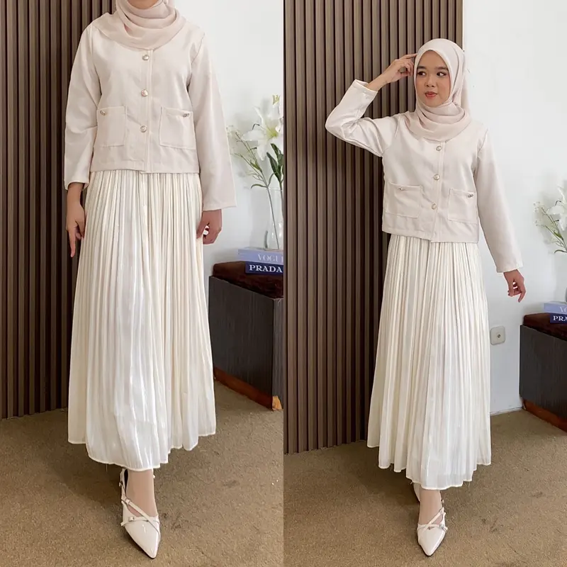 Aleka - (Tebus Murah) Claudia Skirt Casual Hari Raya (READY LANGSUNG KIRIM) 2